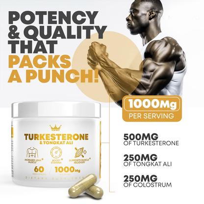 Turkesterone + Tongkat Ali 1000mg