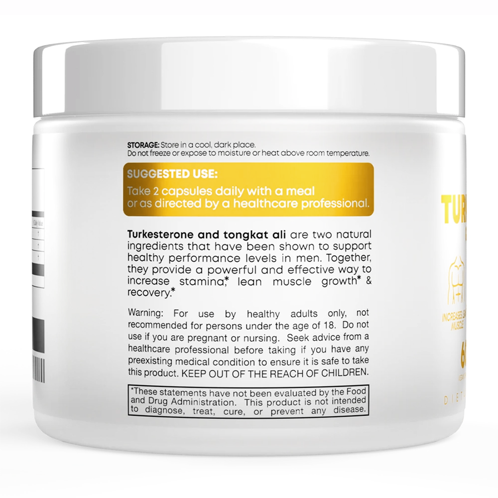 Turkesterone + Tongkat Ali 1000mg